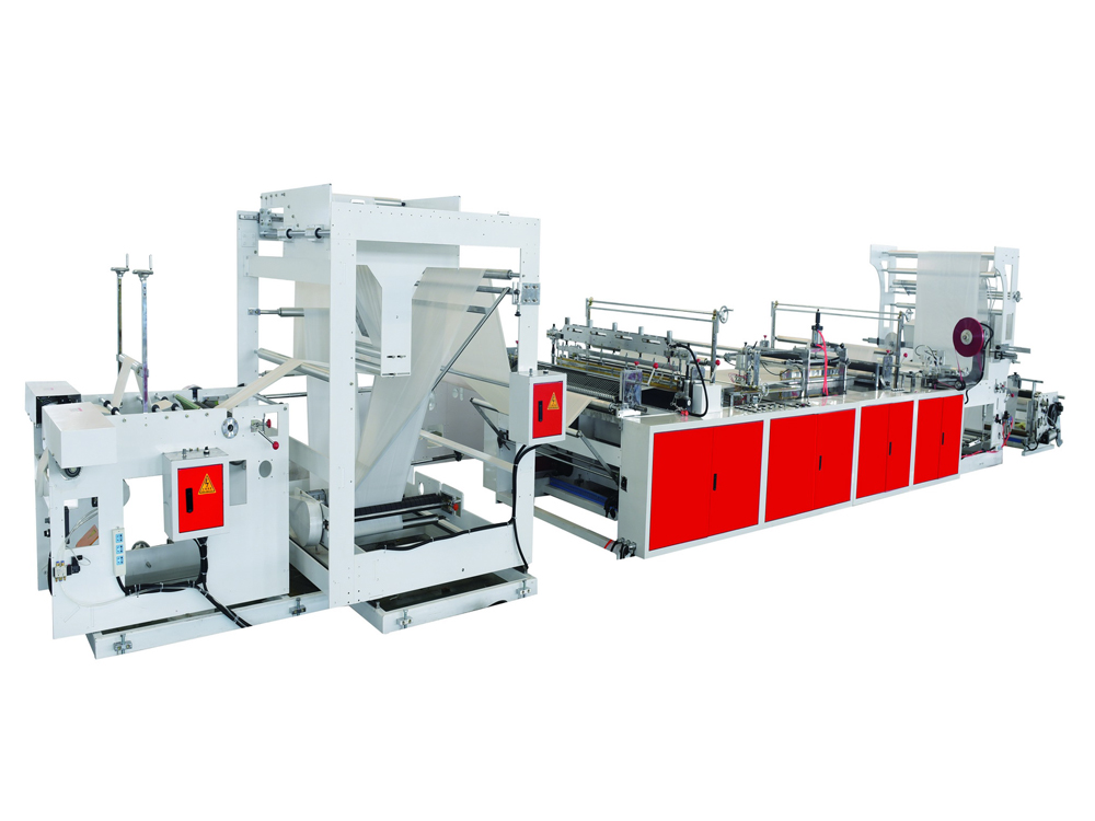 電腦穿帶對折連卷制袋機(jī)